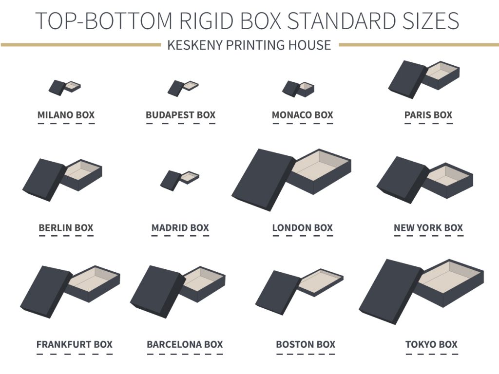 standard top bottom rigid box