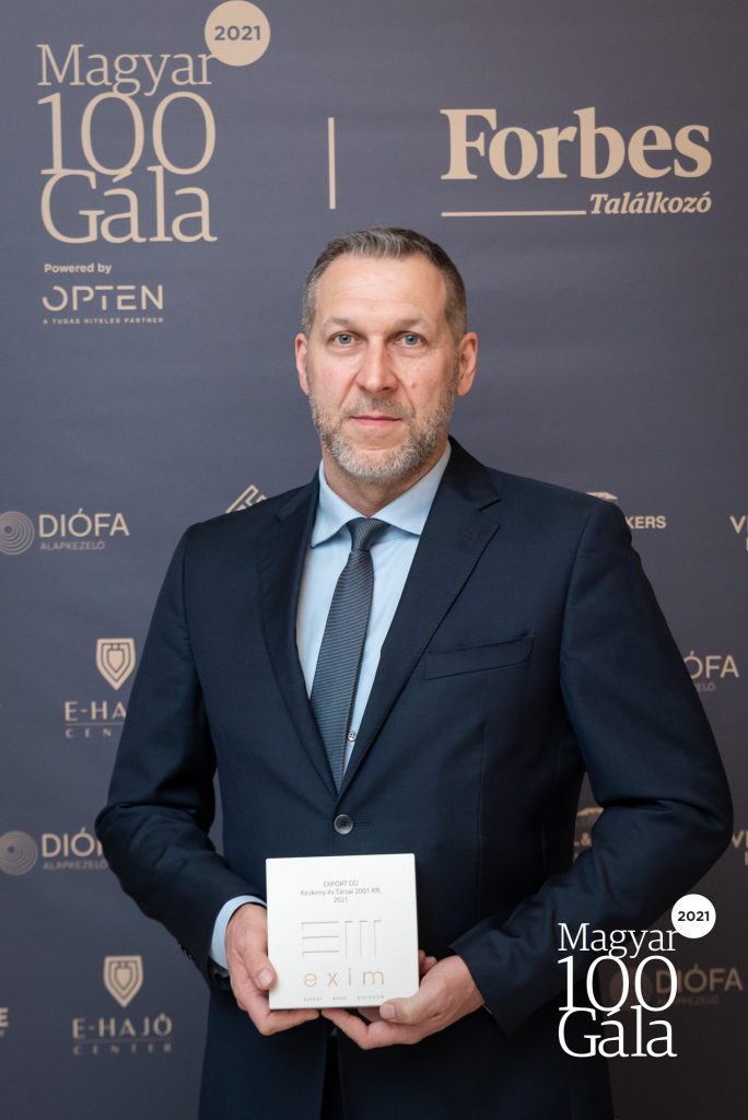 Ifj. Keskeny Árpád a Forbes díjátadón 2021